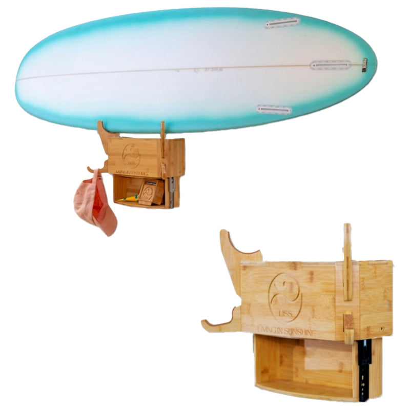 Load image into Gallery viewer, Liss The Solo Rack Surfboard Wall Mount