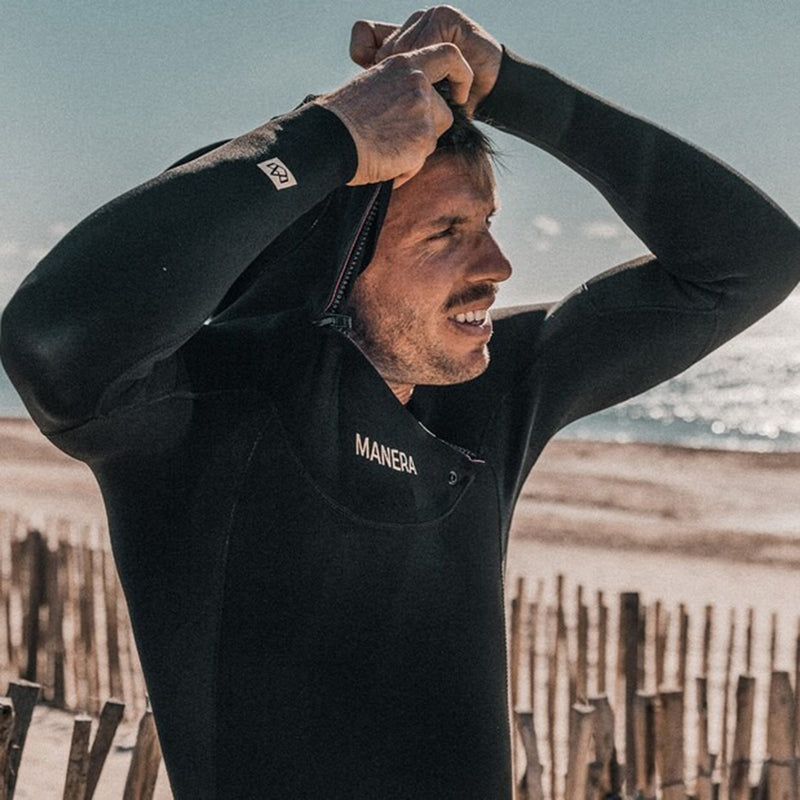 Load image into Gallery viewer, Manera Seafarer 4/3 Hooded Chest-Zip Wetsuit