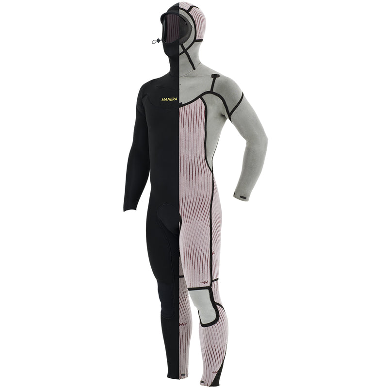 Load image into Gallery viewer, Manera Magma Meteor 6/4 Hooded Chest Zip Wetsuit - 2023
