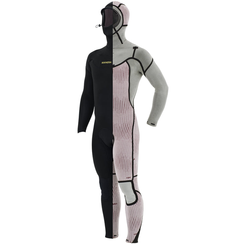 Load image into Gallery viewer, Manera Magma Meteor 6/4 Hooded Chest-Zip Wetsuit - 2023