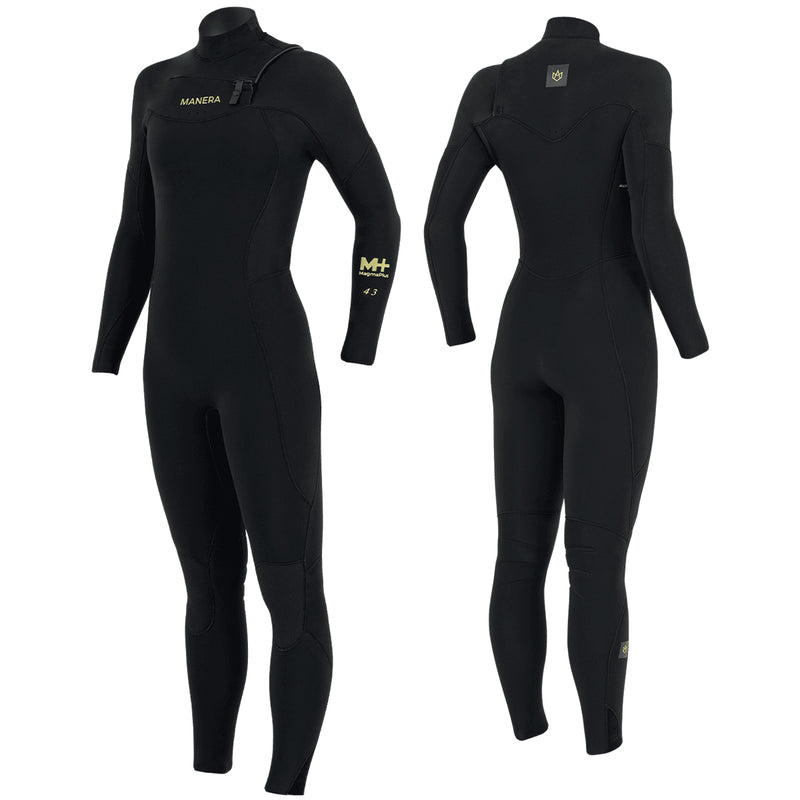 Load image into Gallery viewer, Manera Women's Magma Meteor 4/3 Chest-Zip Wetsuit - 2023
