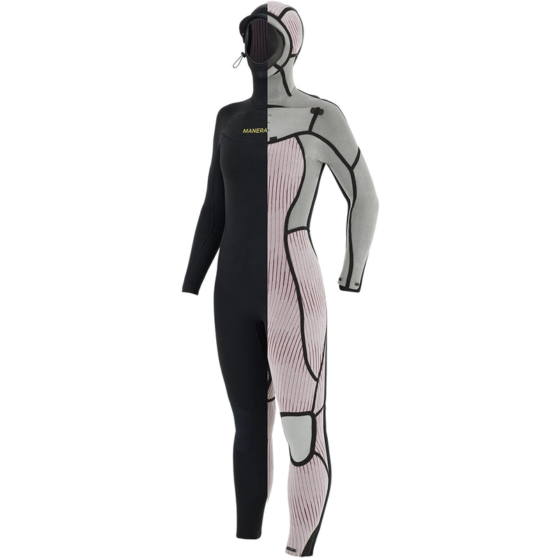 Load image into Gallery viewer, Manera Women's Magma Meteor 6/4 Hooded Chest-Zip Wetsuit - 2023