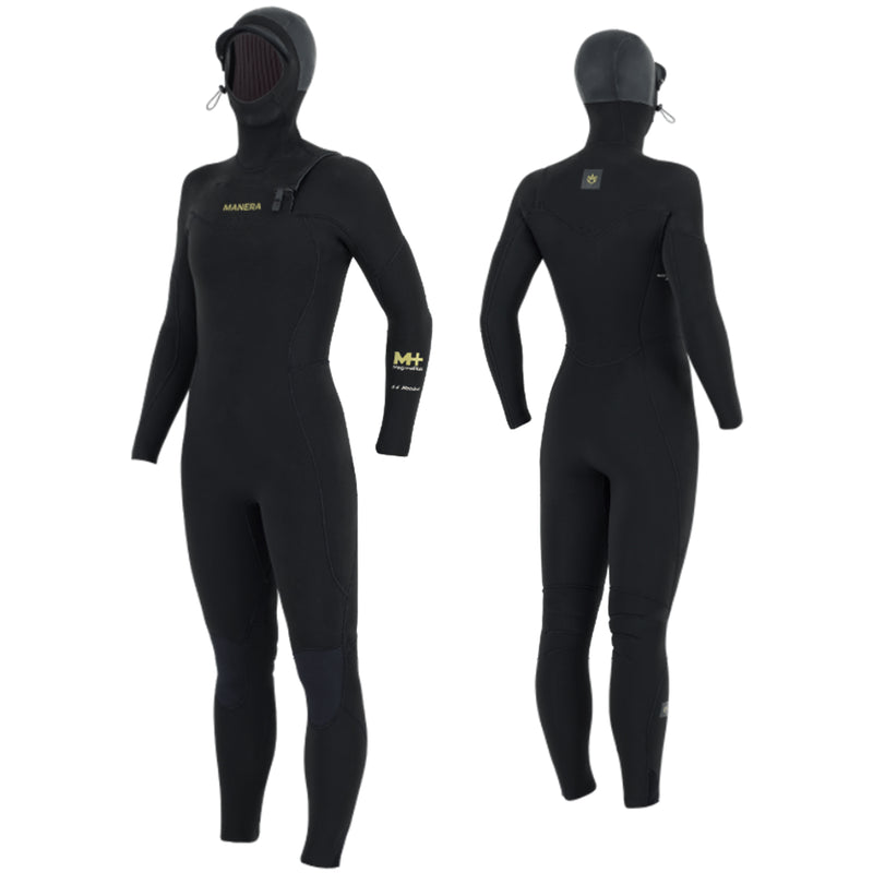 Load image into Gallery viewer, Manera Women's Magma Meteor 6/4 Hooded Chest-Zip Wetsuit - 2023