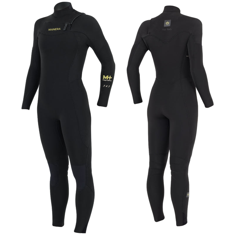 Load image into Gallery viewer, Manera Women's Magma Steamer 5/4/3 Chest-Zip Wetsuit - 2024