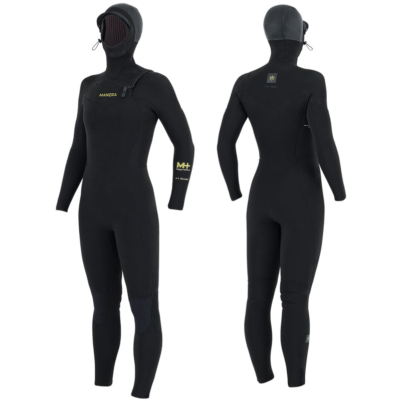 Load image into Gallery viewer, Manera Women's Magma Steamer 6/4 Hooded Chest-Zip Wetsuit - 2024