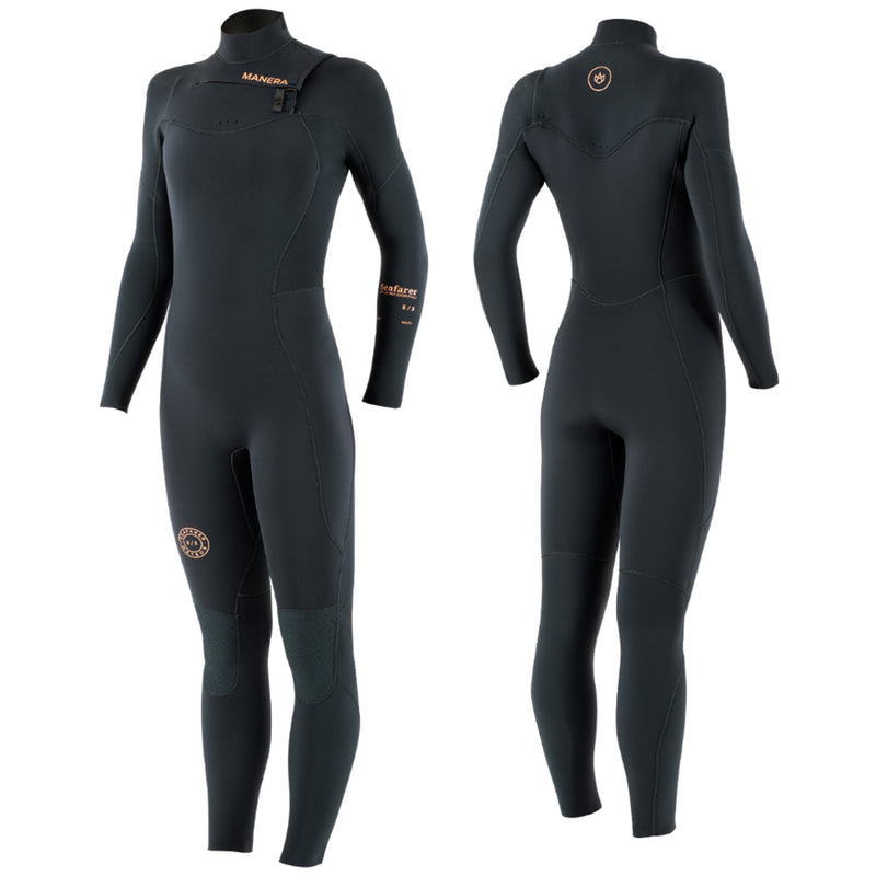 Load image into Gallery viewer, Manera Women's Seafarer 5/3 Chest-Zip Wetsuit