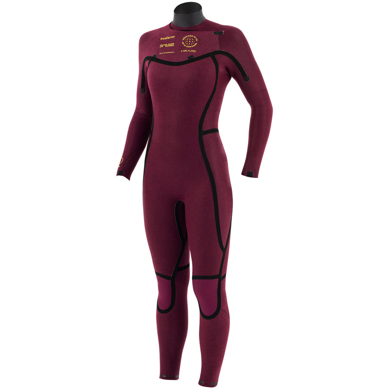 Load image into Gallery viewer, Manera Women's Seafarer+ Steamer 4/3 Chest-Zip Wetsuit