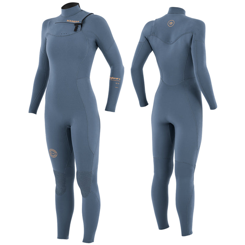 Load image into Gallery viewer, Manera Women's Seafarer+ Steamer 4/3 Chest-Zip Wetsuit