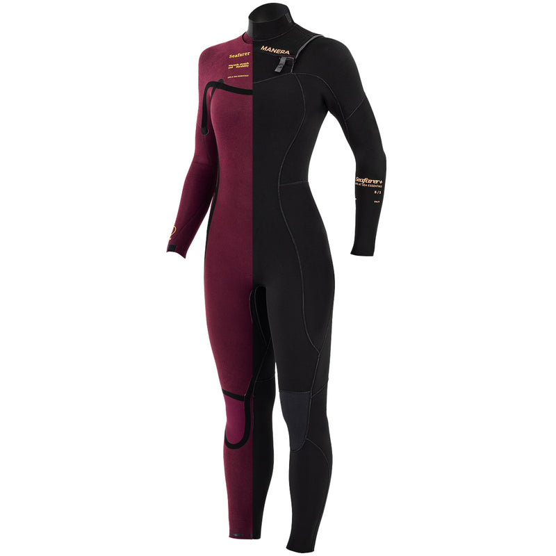 Load image into Gallery viewer, Manera Women's Seafarer+ Steamer 5/3 Chest-Zip Wetsuit