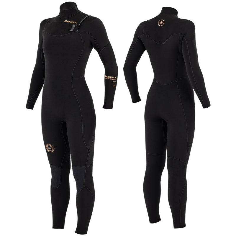 Load image into Gallery viewer, Manera Women's Seafarer+ Steamer 5/3 Chest-Zip Wetsuit