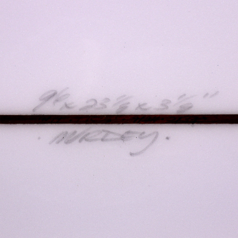 Load image into Gallery viewer, Murdey Bells & Whistles 9'6 x 23 ⅛ x 3 ⅛ Surfboard - Blue Gloss