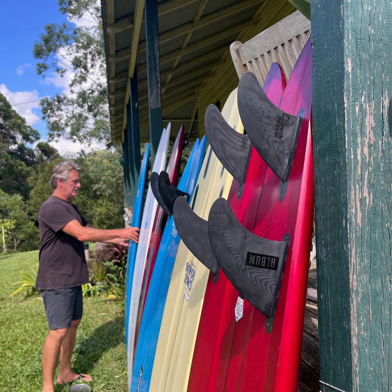 Load image into Gallery viewer, NVS Album Margo Apex Series Single Tab Quad Fin Set 6