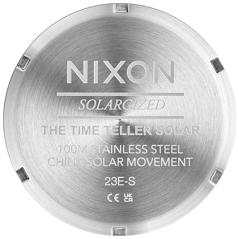 Load image into Gallery viewer, Nixon Time Teller Solar Stainless Steel Watch