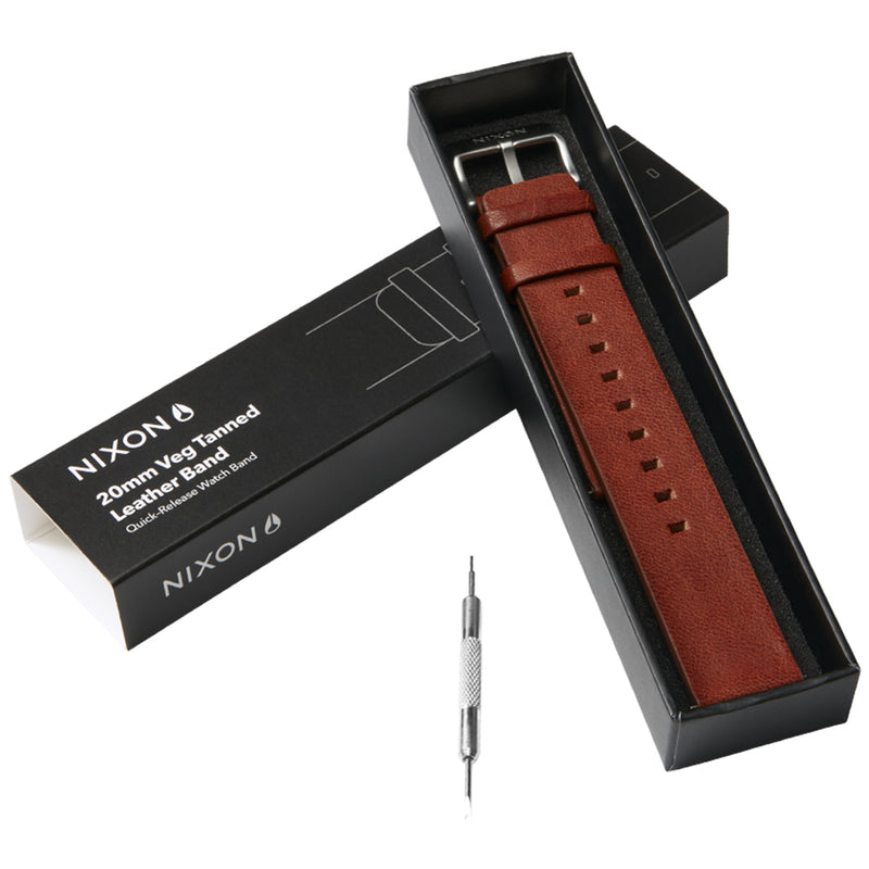 Load image into Gallery viewer, Nixon 20mm Veg Tanned Leather Watch Band