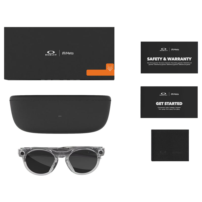 Load image into Gallery viewer, Oakley Meta HSTN Transition Sunglasses - Clear/Transitions Grey