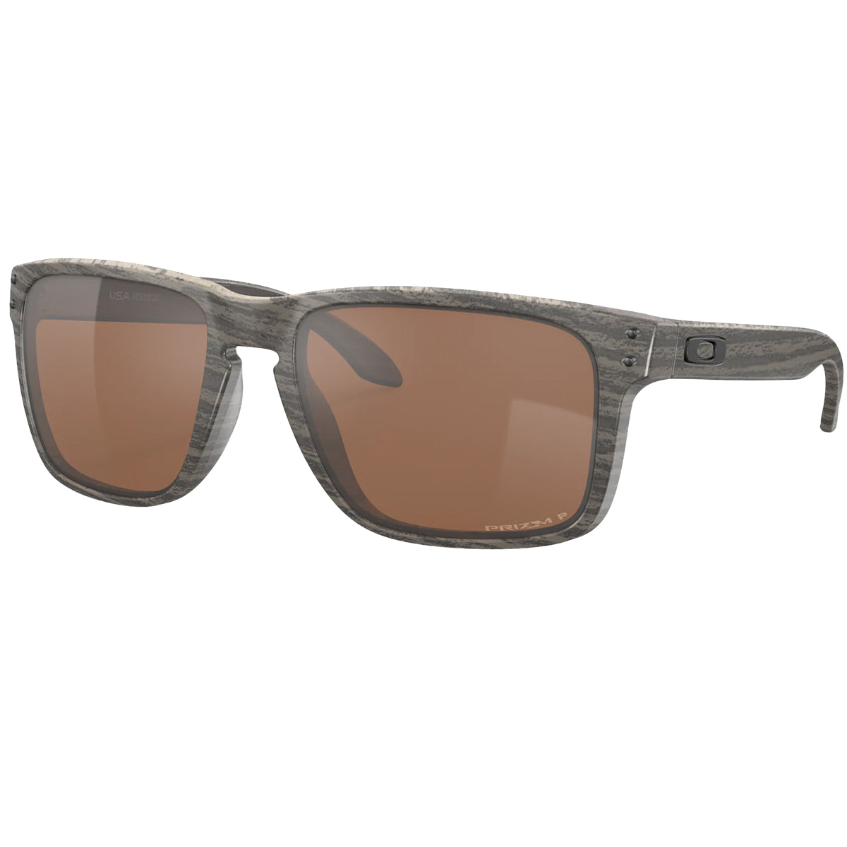 ガオウルフ Oakley Holbrook XL Polarized Sunglasses - Woodgrain/Prizm Tungsten