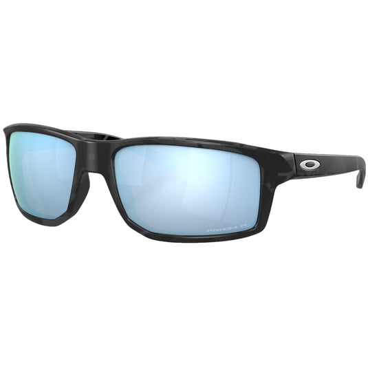 Oakley Gibston Polarized Sunglasses - Matte Black Camo/Prizm Deep Water