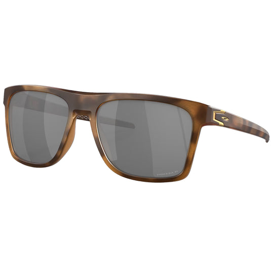Oakley Leffingwell Polarized Sunglasses - Matte Brown Tortoise/Prizm Black