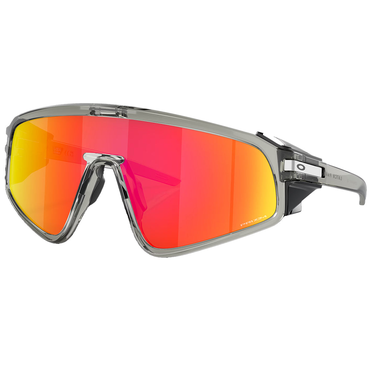 Oakley Latch Panel Sunglasses - Grey Ink/Prizm Ruby – Cleanline Surf