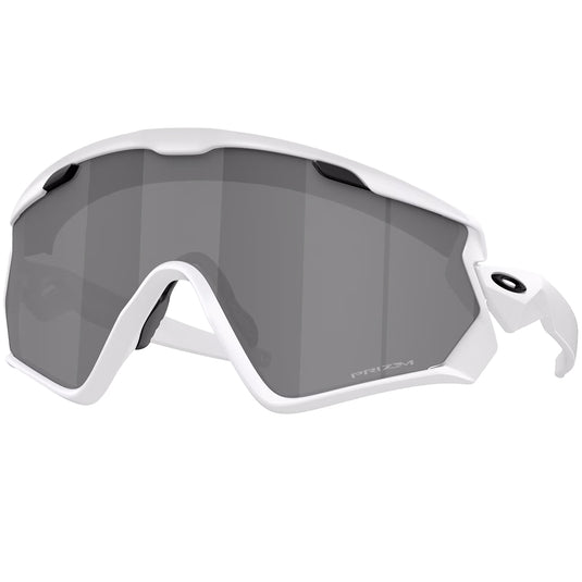 Oakley Wind Jacket 2.0 Sunglasses - Matte White/Prizm Black