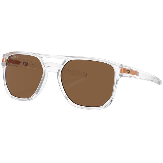 Oakley Latch Beta Introspect Collection Sunglasses - Matte Clear/Prizm Bronze