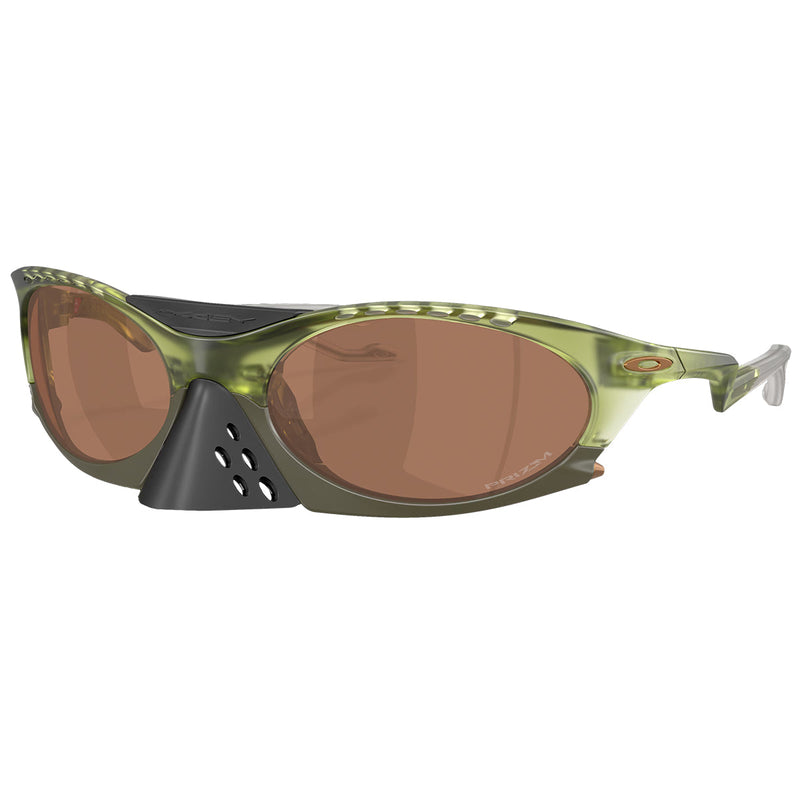 Load image into Gallery viewer, Oakley Plantaris Sunglasses - Matte Transparent Fern/Prizm Tungsten