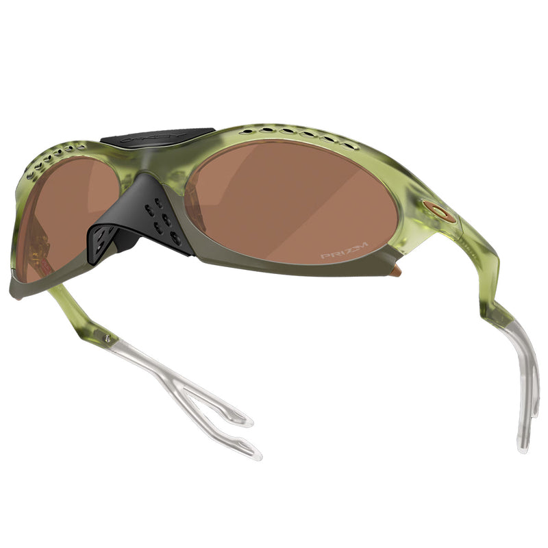 Load image into Gallery viewer, Oakley Plantaris Sunglasses - Matte Transparent Fern/Prizm Tungsten