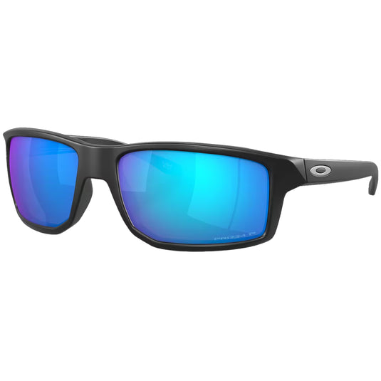 Oakley Gibston Polarized Sunglasses - Matte Black/Prizm Sapphire