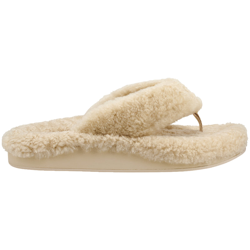 Load image into Gallery viewer, OluKai Women's Kīpe'a Heu Fuzzy Slipper Sandals 2