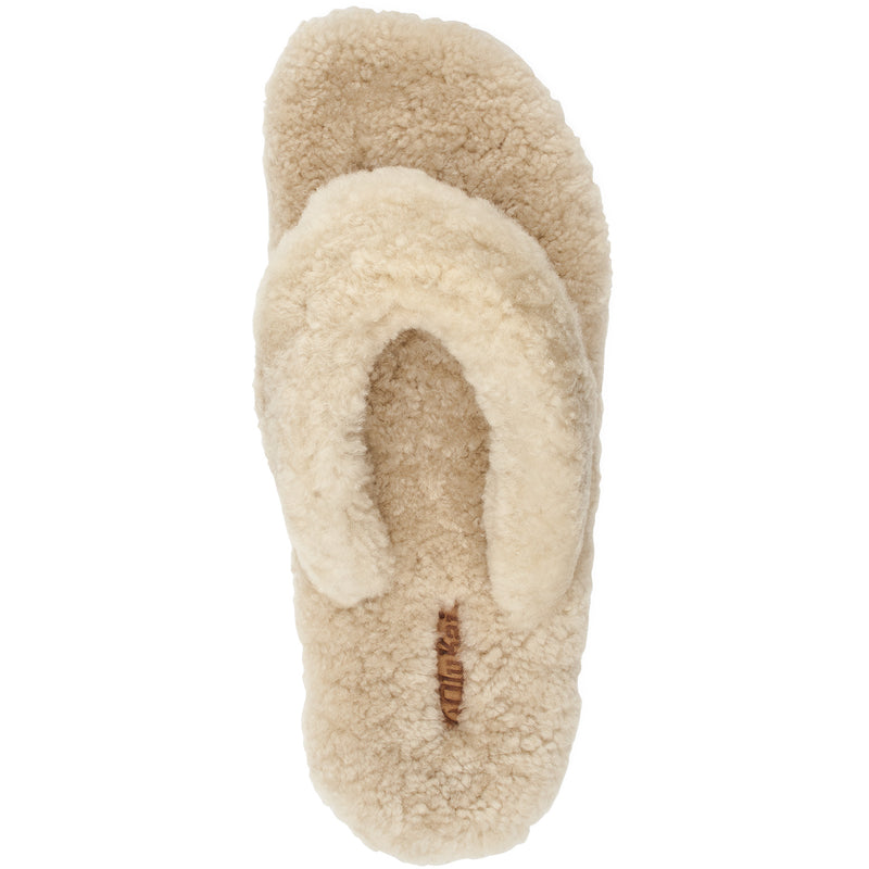Load image into Gallery viewer, OluKai Women's Kīpe'a Heu Fuzzy Slipper Sandals 1