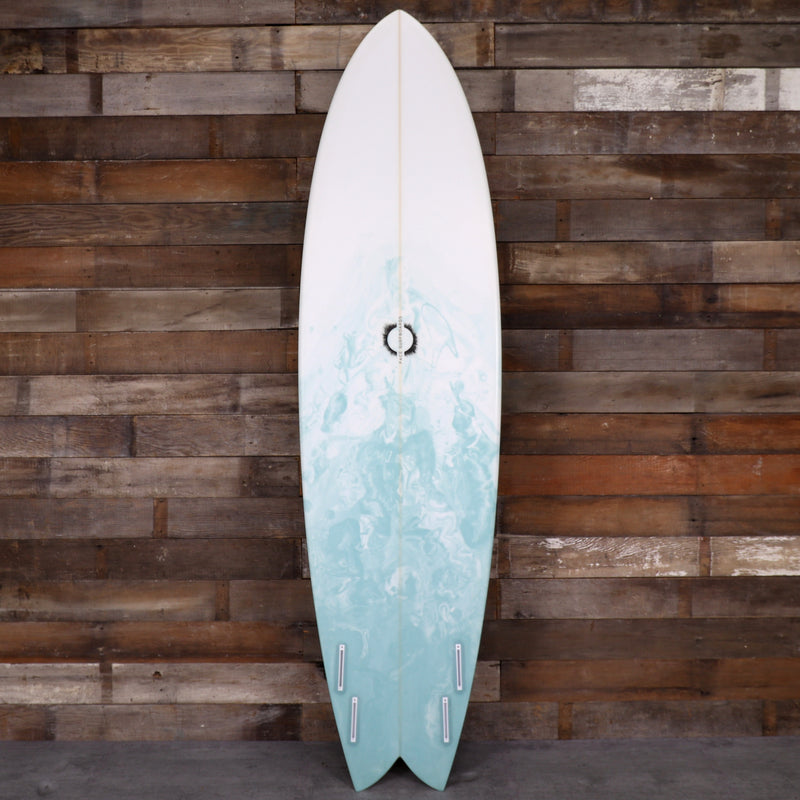 Load image into Gallery viewer, Pace Long Fish 7'2 x 21 ½ x 2 15/16 Surfboard - Sea Foam Swirl