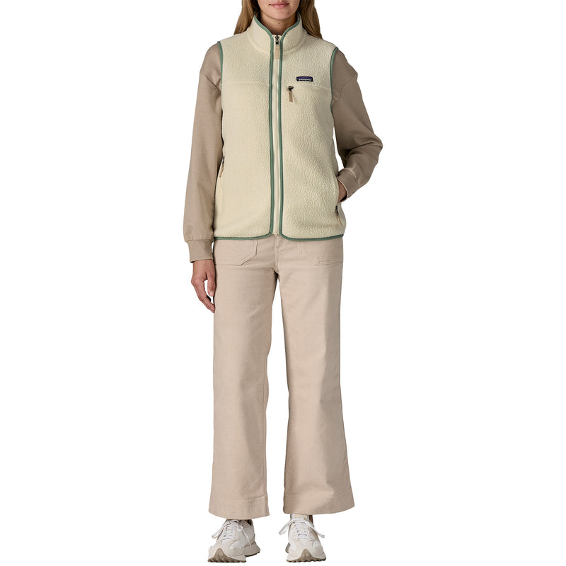 Load image into Gallery viewer, Patagonia Women's Retro Pile Fleece Zip-Up Vest 8