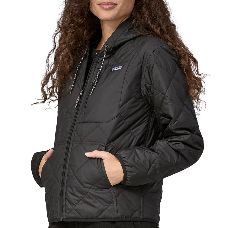 Load image into Gallery viewer, Patagonia Women's Diamond Quilted Bomber Hooded Zip Jacket
