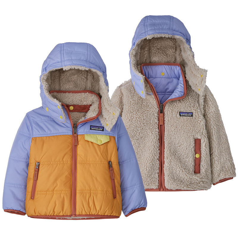Load image into Gallery viewer, Patagonia Baby Reversible Tribbles Hooded Zip Jacket
