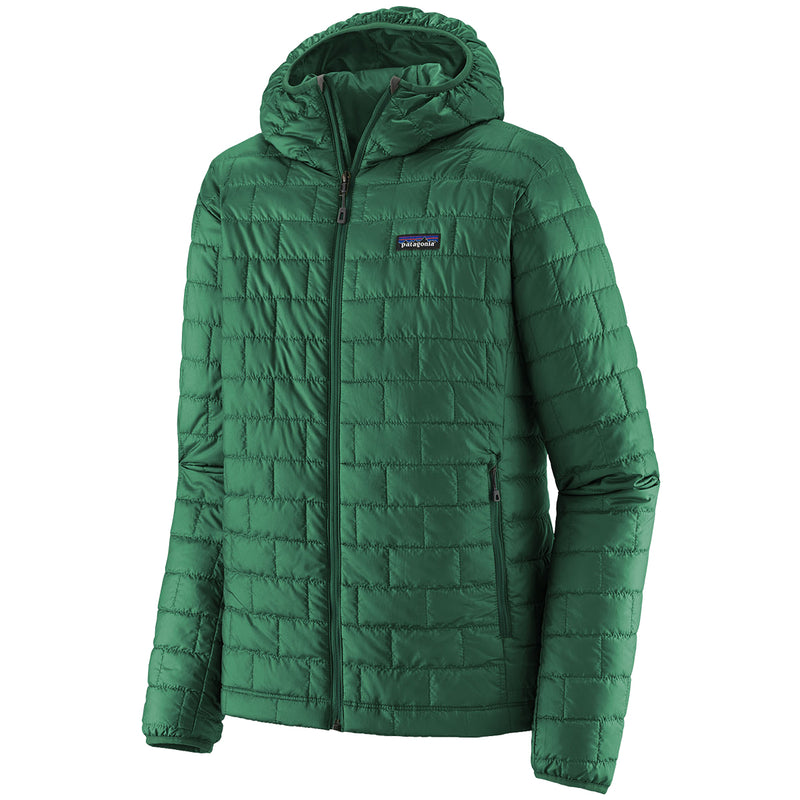 Load image into Gallery viewer, Patagonia Nano Puff Hooded Zip Jacket - Conifer Green