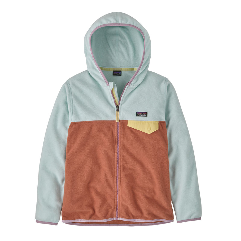 Load image into Gallery viewer, Patagonia Youth Micro D Snap-T Fleece Hooded Zip-Up Jacket