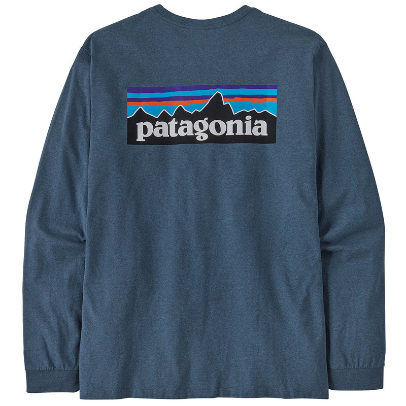 Load image into Gallery viewer, Patagonia P-6 Logo Responsibili-Tee Long Sleeve T-Shirt - Utility Blue