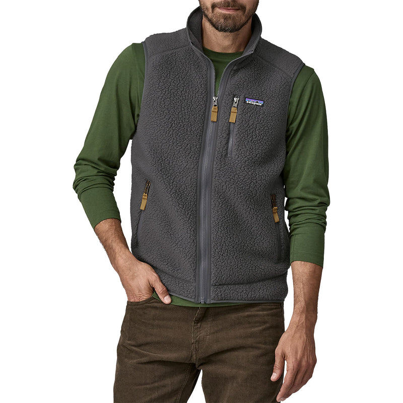 Load image into Gallery viewer, Patagonia Retro Pile Fleece Zip Vest - Forge Gray 2