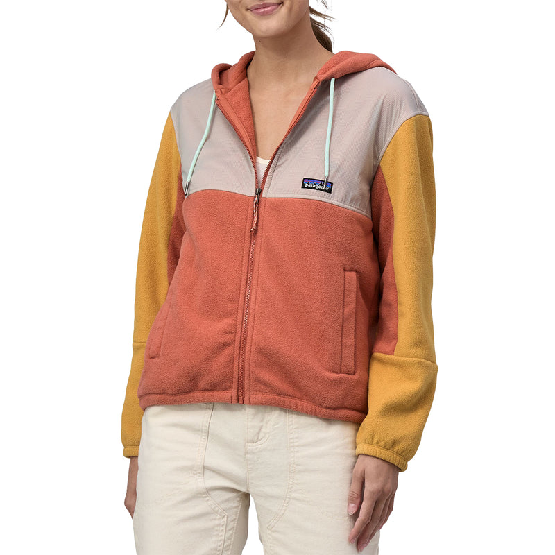 Load image into Gallery viewer, Patagonia Women&#39;s Microdini Fleece Hooded Zip Jacket
