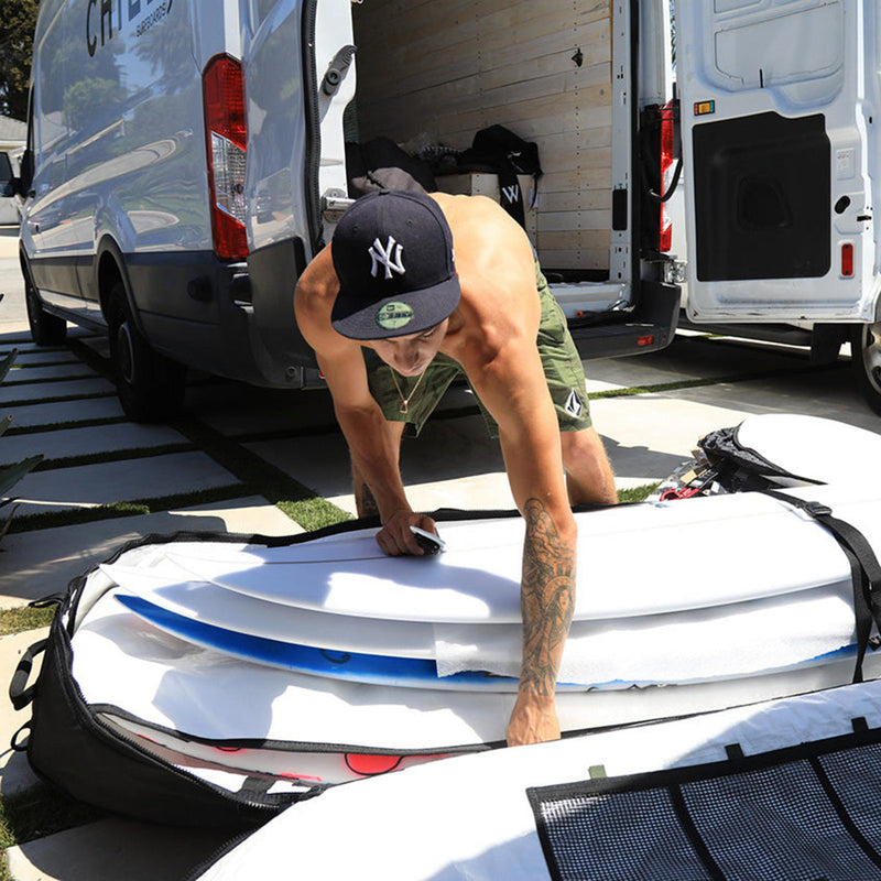 Load image into Gallery viewer, Pro-Lite Finless Coffin Triple Travel Surfboard Bag - 2024