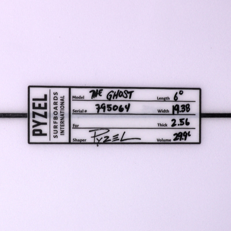 Load image into Gallery viewer, Pyzel The Ghost 6'0 x 19 ⅜ x 2 9/16 Surfboard