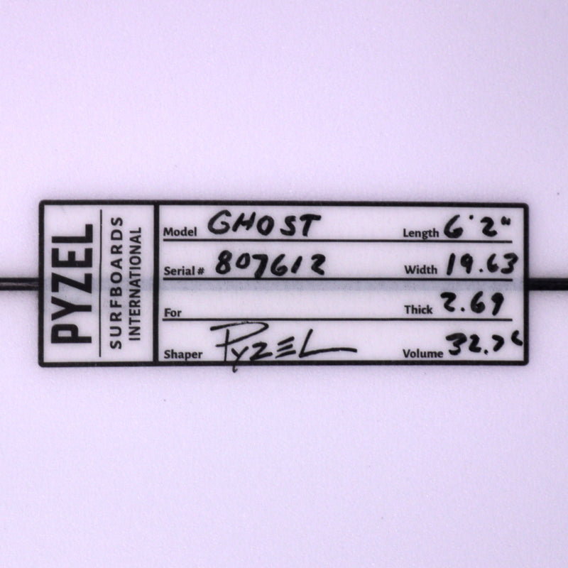Load image into Gallery viewer, Pyzel The Ghost 6'2 x 19 ⅝ x 2 11/16 Surfboard
