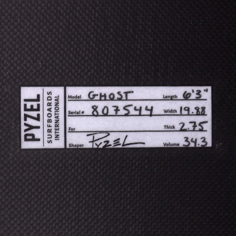 Load image into Gallery viewer, Pyzel The Ghost Dark Arts 6'3 x 19 ⅞ x 2 ¾ Surfboard • REPAIRED