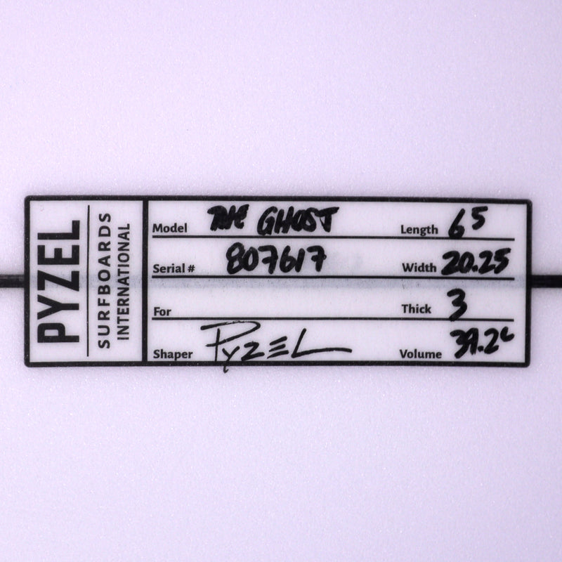 Load image into Gallery viewer, Pyzel The Ghost 6'5 × 20 ¼ × 3 Surfboard 4