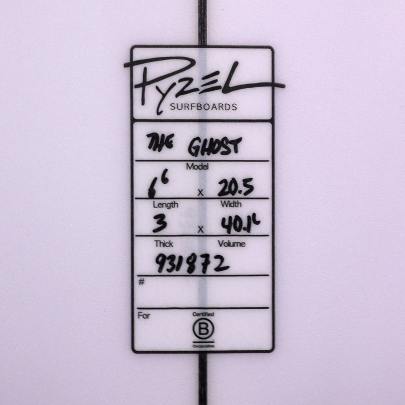 Load image into Gallery viewer, Pyzel The Ghost 6'6 x 20 ½ x 3 Surfboard