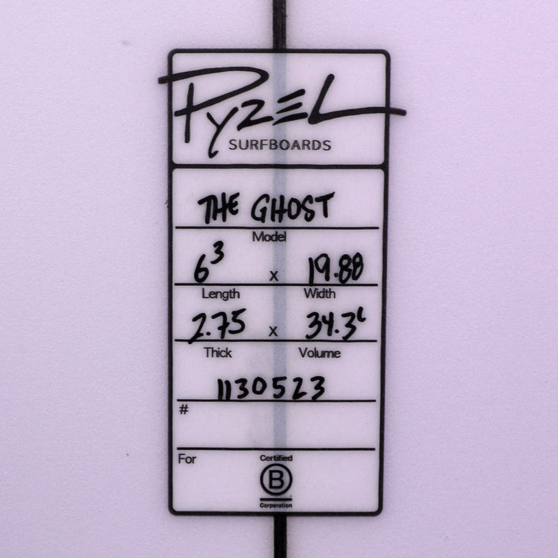 Load image into Gallery viewer, Pyzel The Ghost Squash 6'3 × 19 ⅞ × 2 ¾ Surfboard