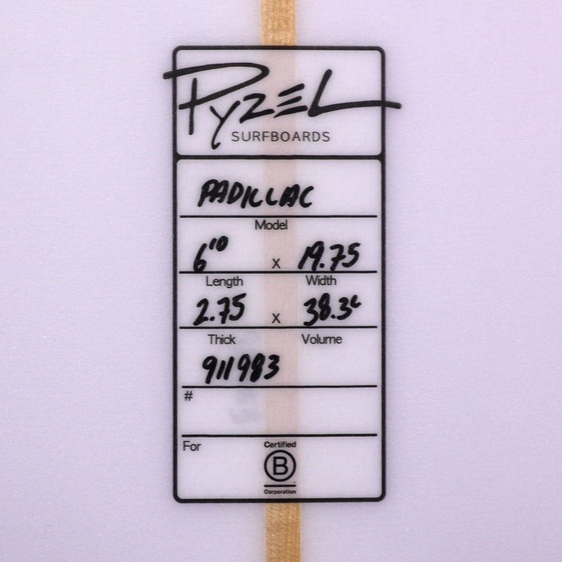 Load image into Gallery viewer, Pyzel Padillac 6'10 x 19 ¾ x 2 ¾ Surfboard