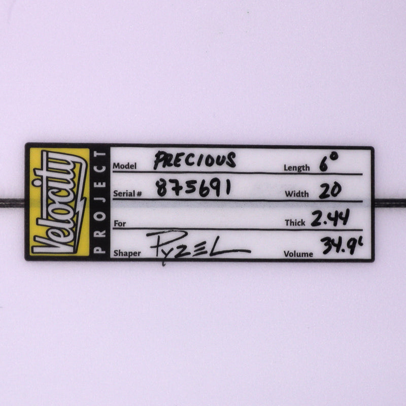 Load image into Gallery viewer, Pyzel Precious 6'0 x 20 x 2 7/16 Surfboard