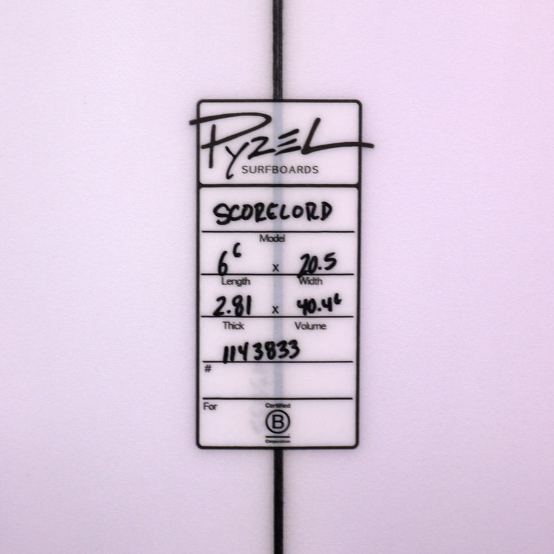 Load image into Gallery viewer, Pyzel The Score Lord 6'4 × 20 ½ × 2 13/16 Surfboard