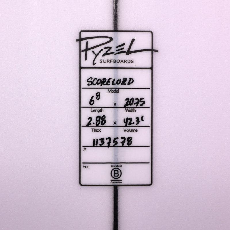 Load image into Gallery viewer, Pyzel The Score Lord 6'8 × 20 ¾ × 2 ⅞ Surfboard